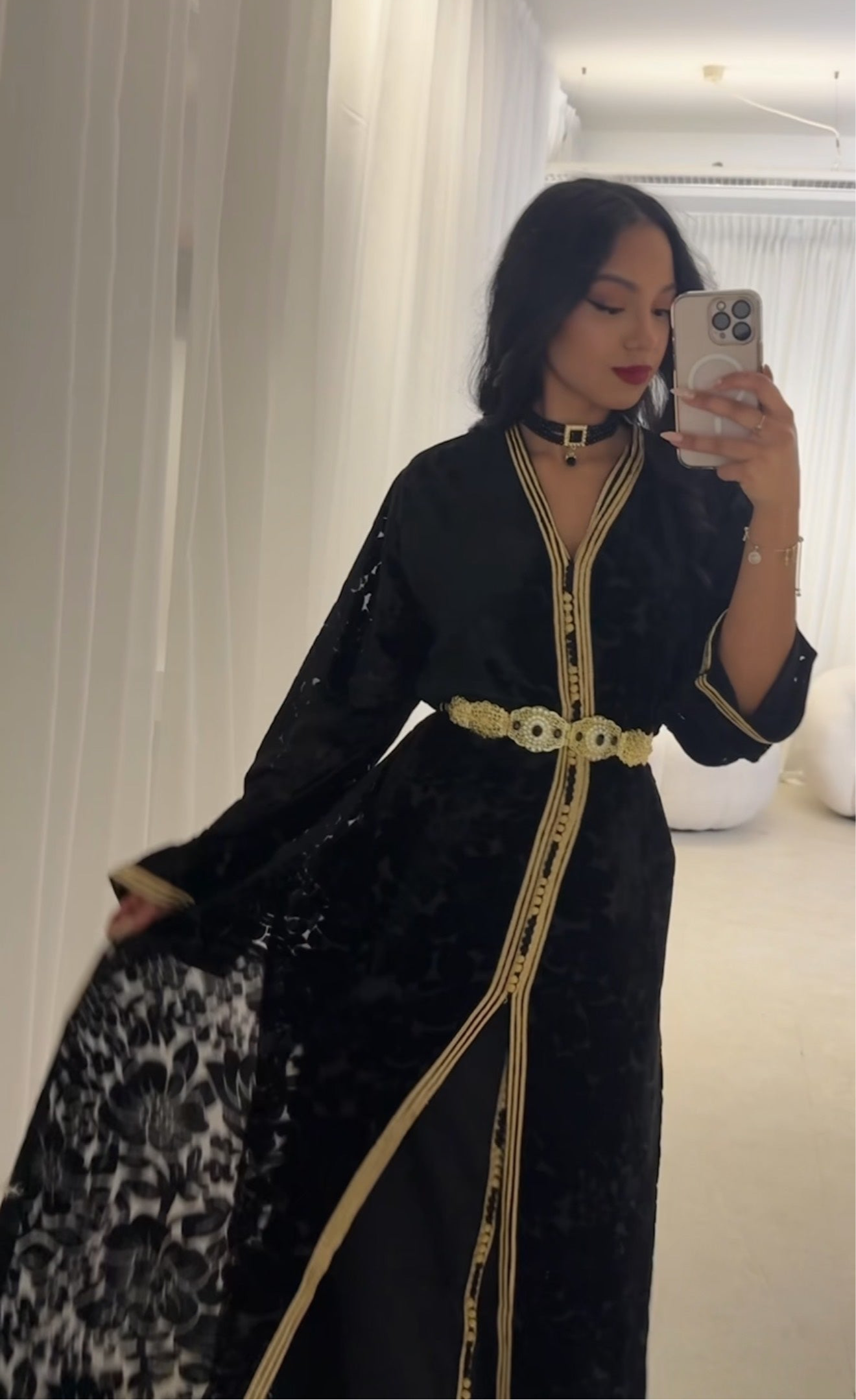 Noir Enchanté Kaftan Rental