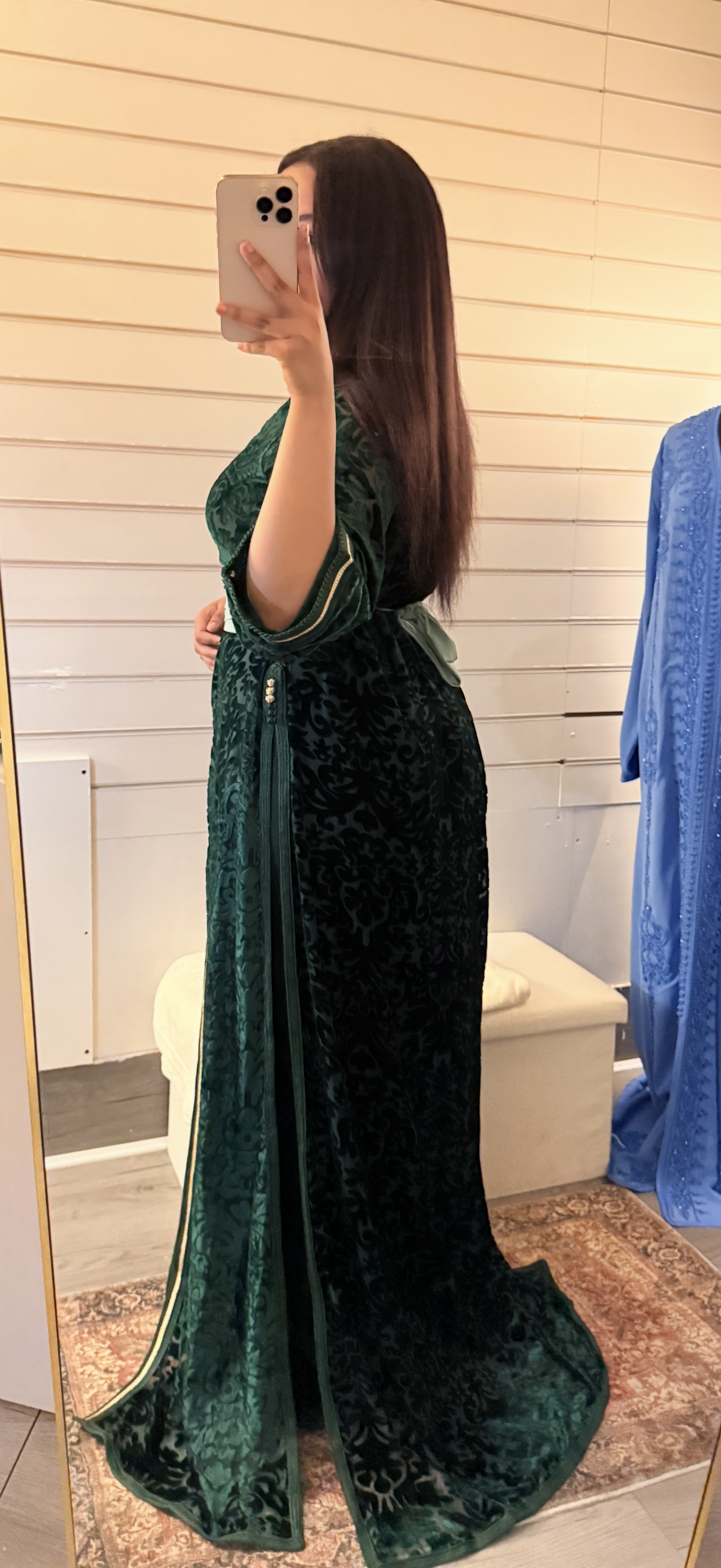 Green Amira Kaftan Rental