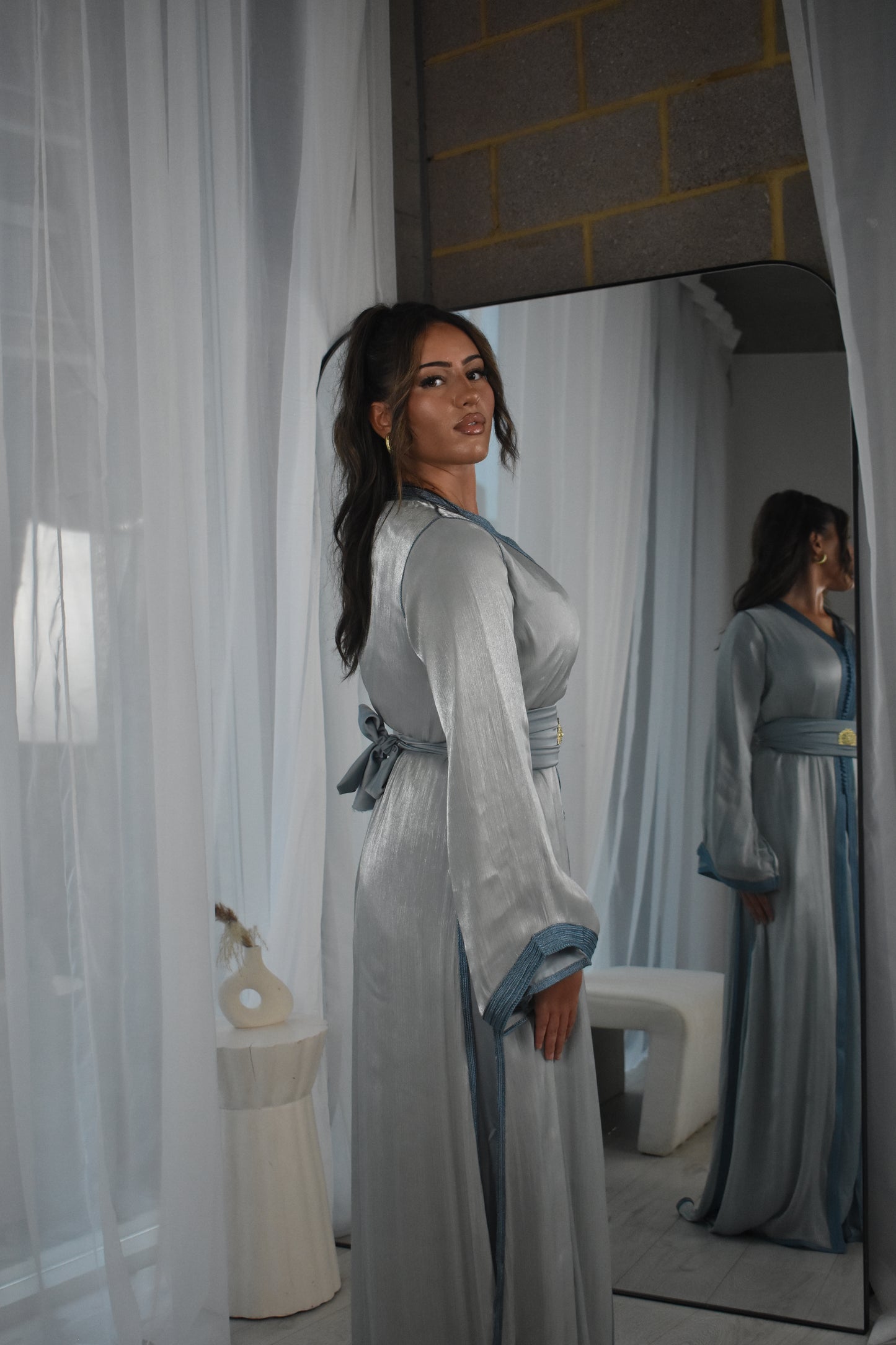 Layali Azraq Kaftan