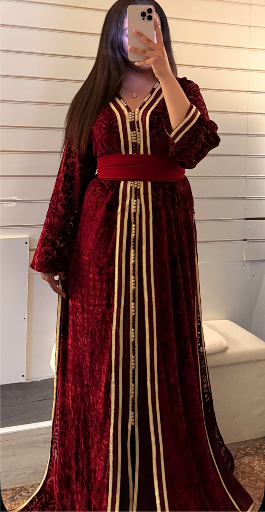 Flame of Fes Kaftan Rental